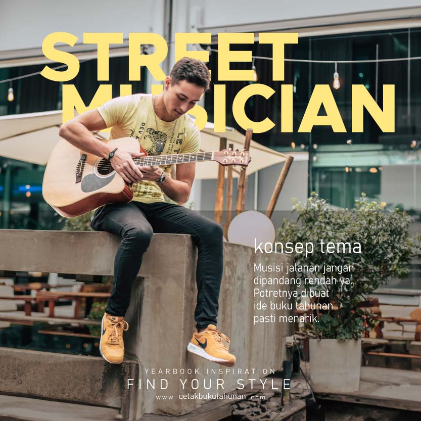 buku tahunan musisi jalanan