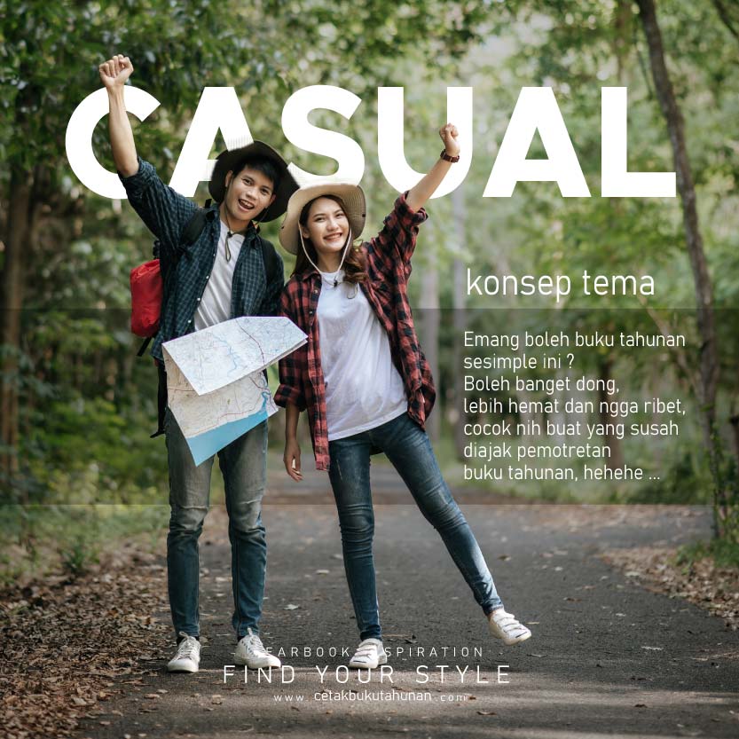 buku tahunan casual