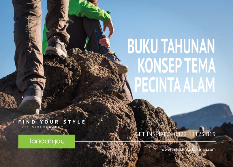 Buku Tahunan Tema Pecinta Alam