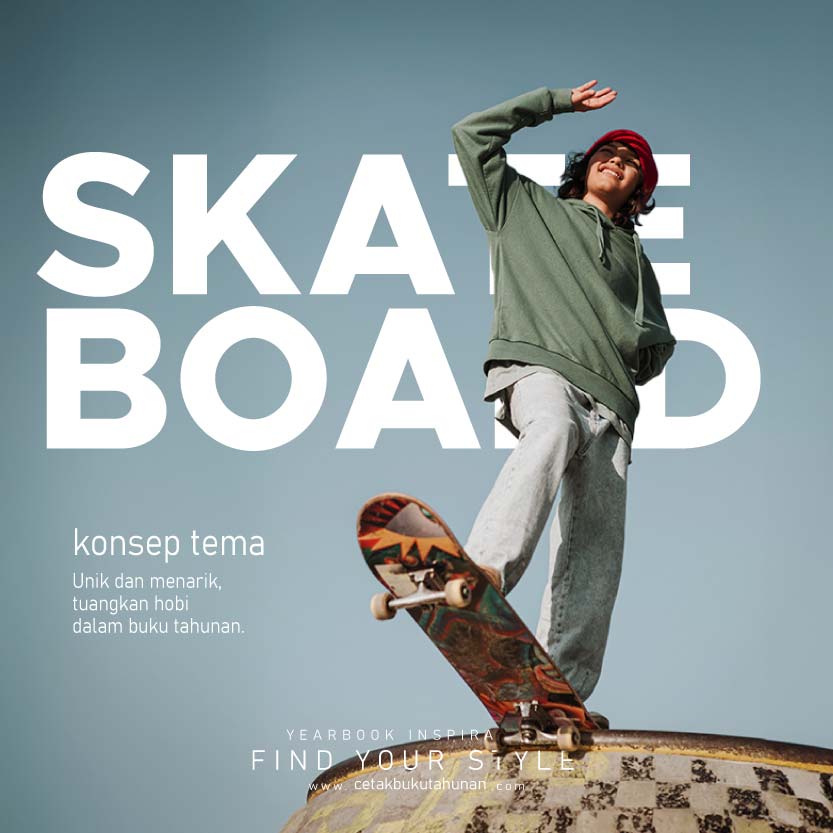 buku tahunan skateboard