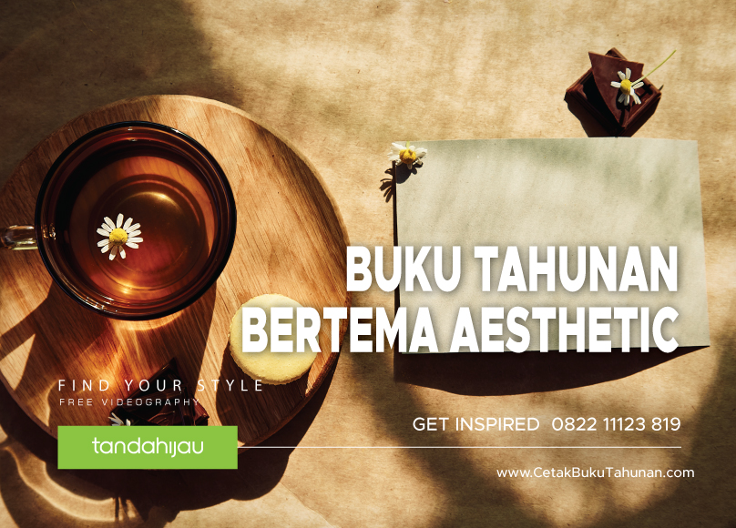 Buku Tahunan Bertema Aesthetic