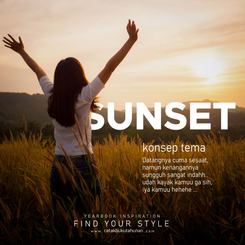 buku tahunan sunset