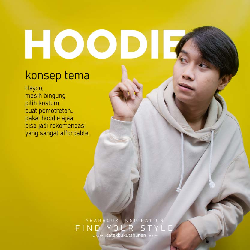 buku tahunan hoodie