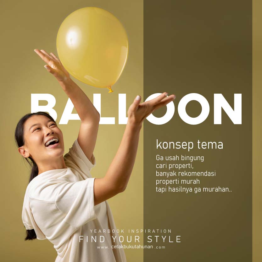 buku tahunan balon
