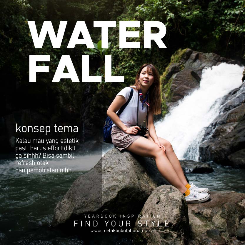 buku tahunan air terjun