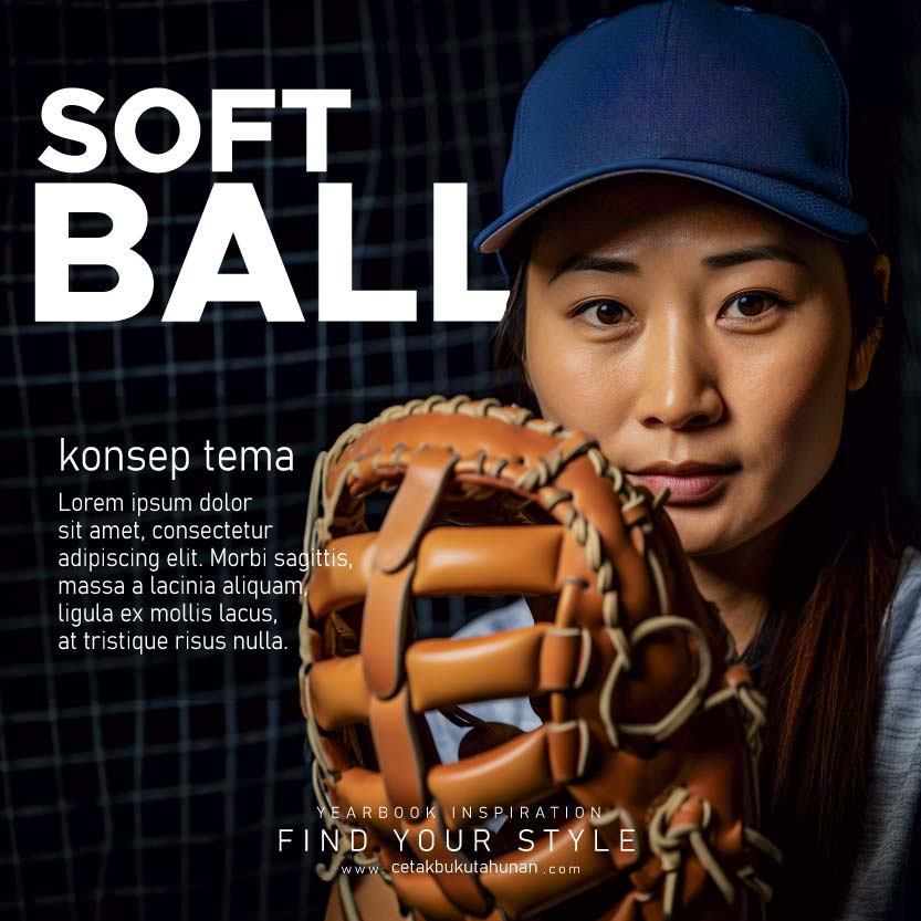 buku tahunan softball