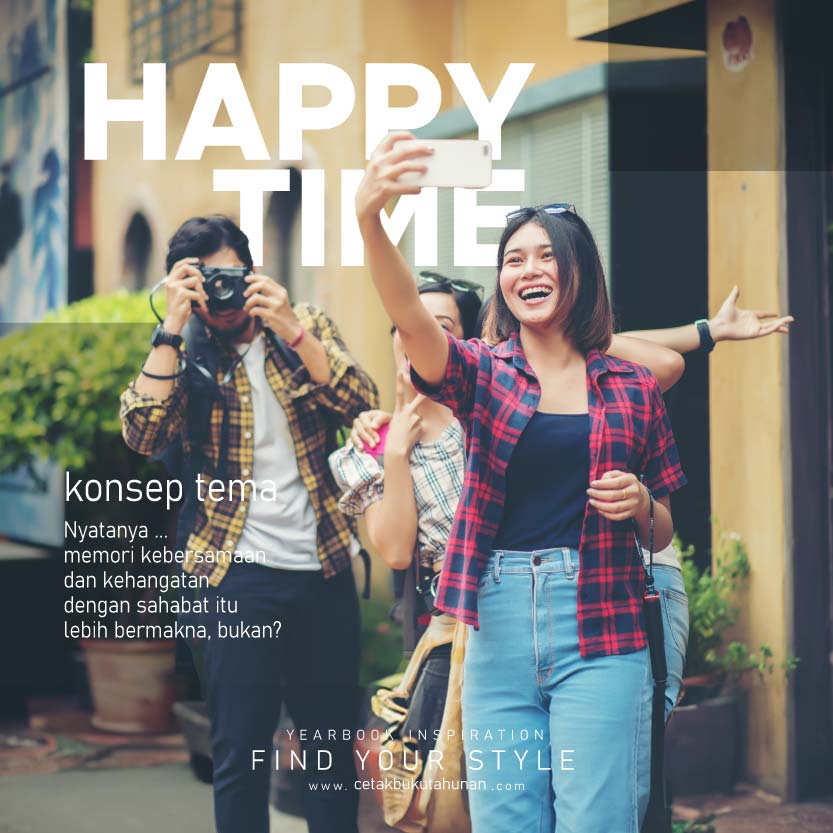 buku tahunan happy