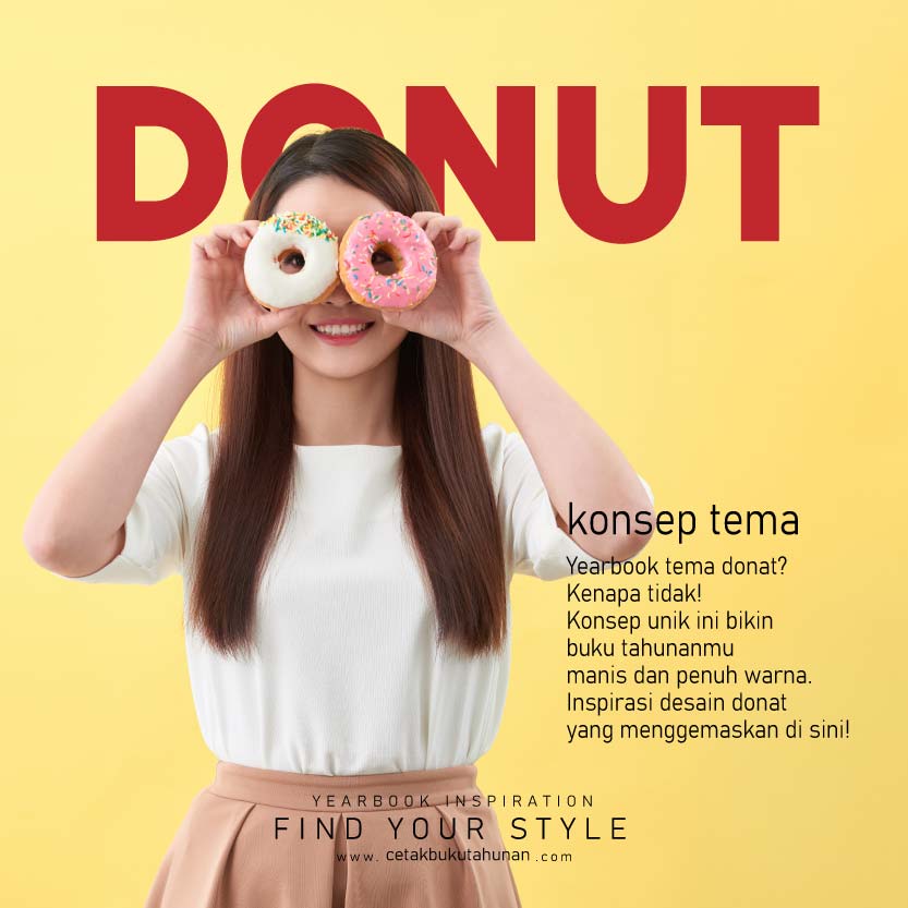 buku tahunan donut