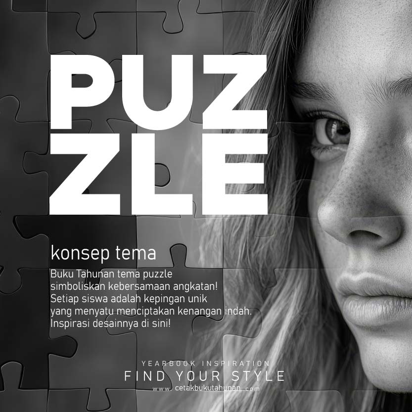 buku tahunan puzzle