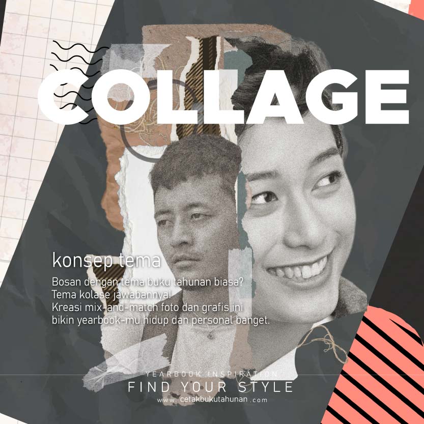 buku tahunan kolase