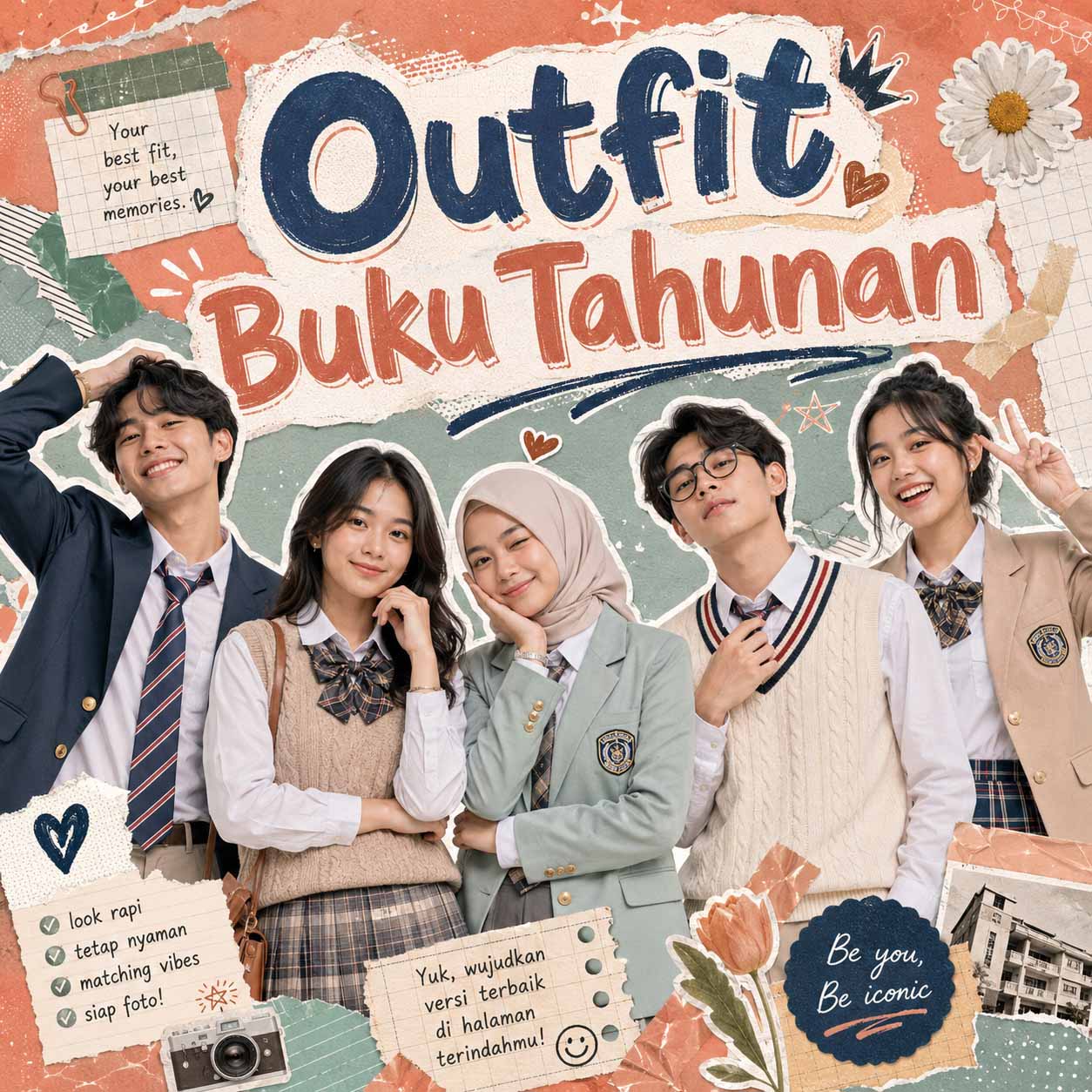 outfit buku tahunan