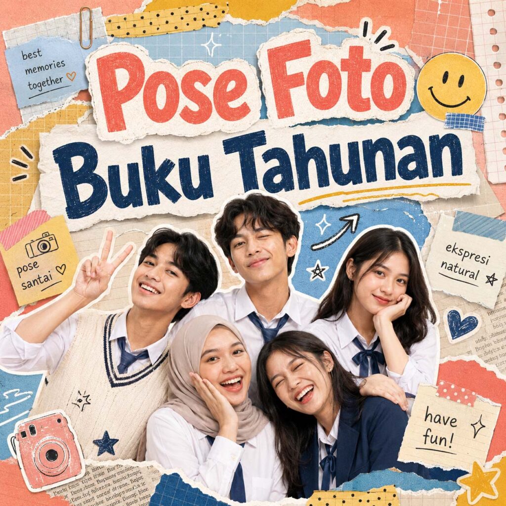pose foto buku tahunan