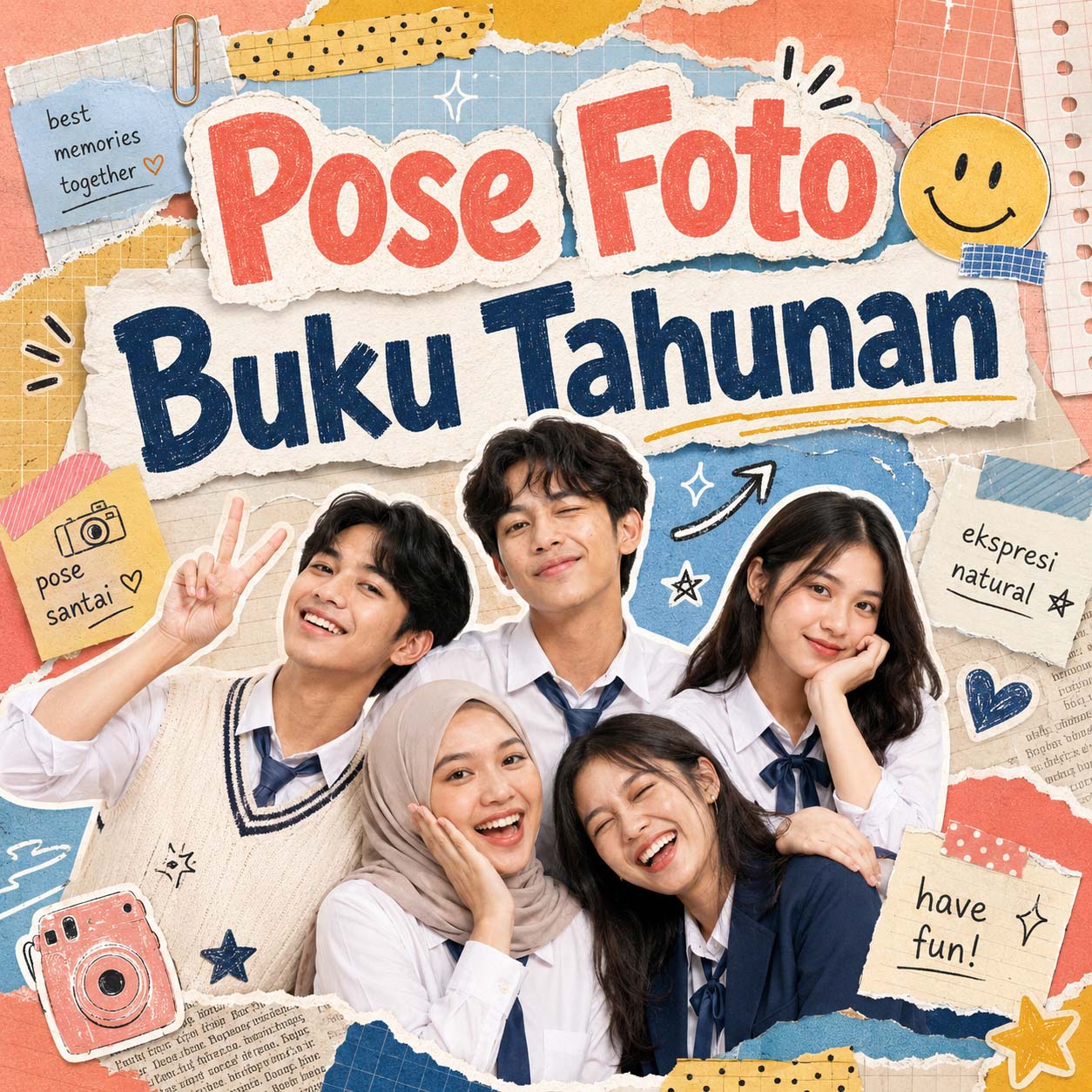 pose foto buku tahunan