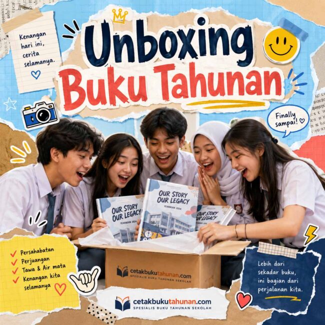 unboxing buku tahunan